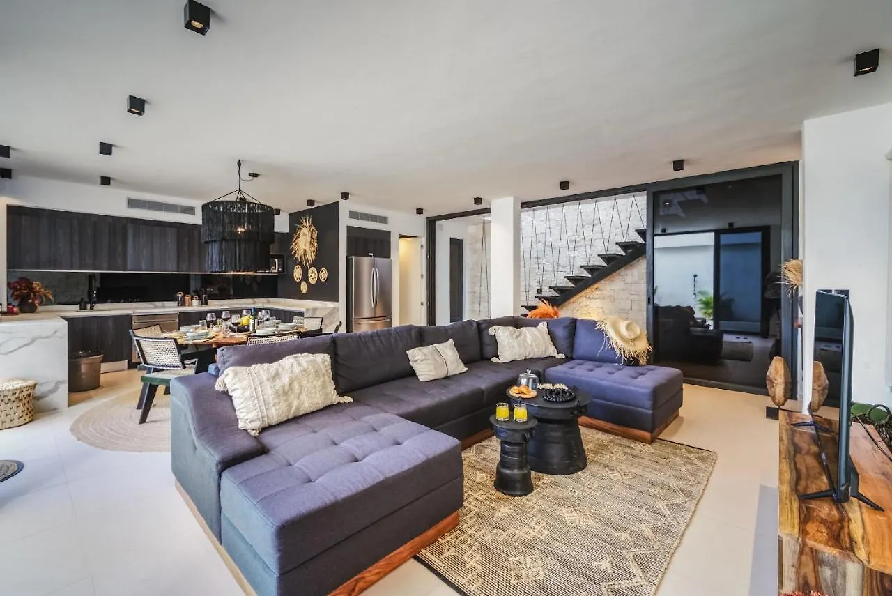 Apartament 2Br Coworking Freestanding Bathtub Private Pool Tulum Meksyk